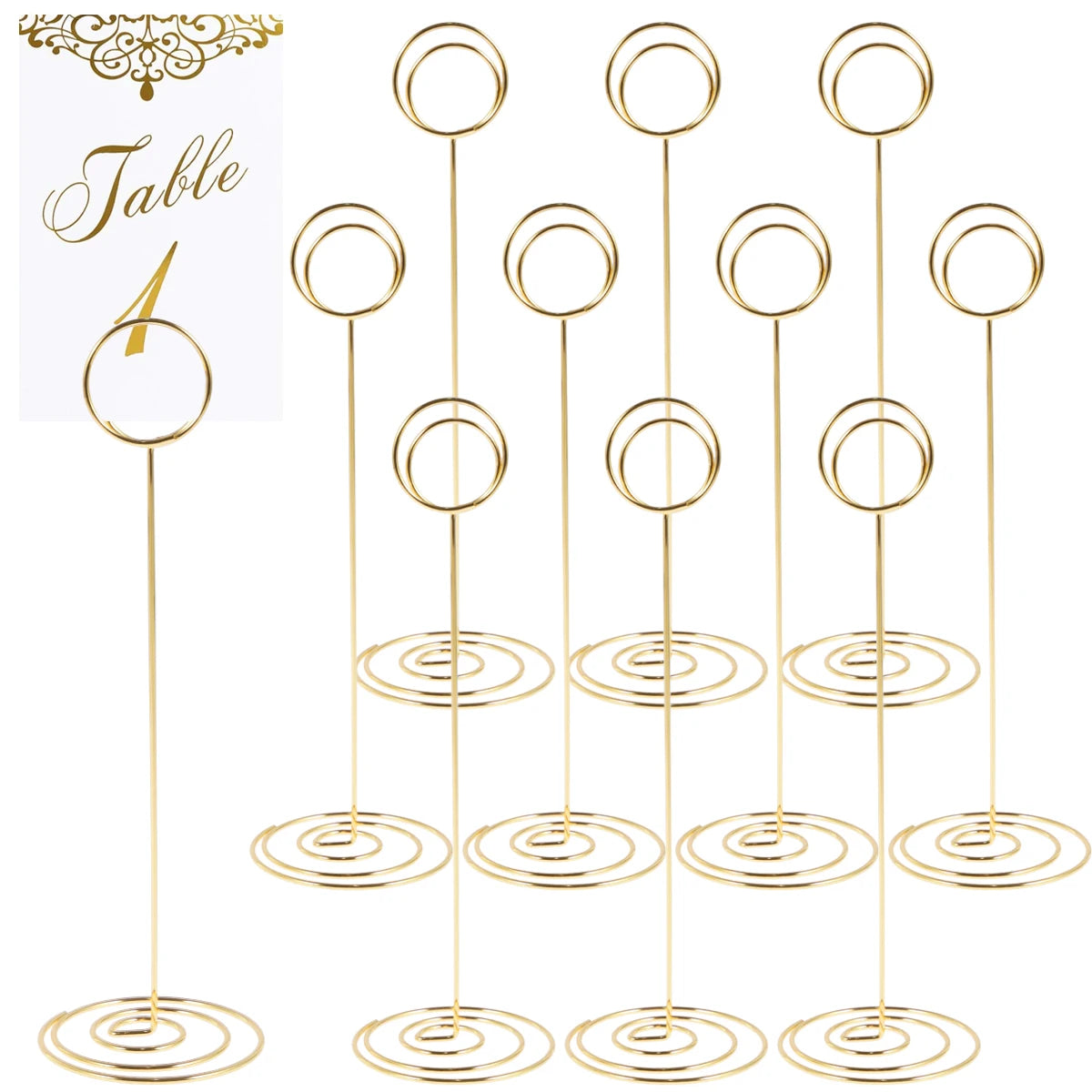 12Pcs Table Number Holder
