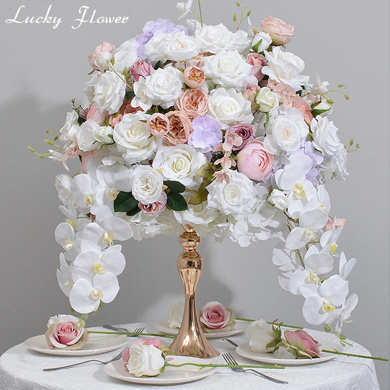 Artificial Flower Ball Table Centerpiece