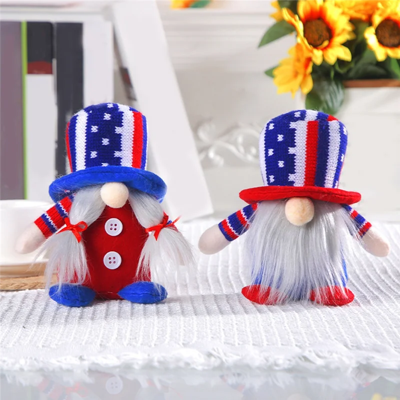 Fourth Of July Gnomes Decor