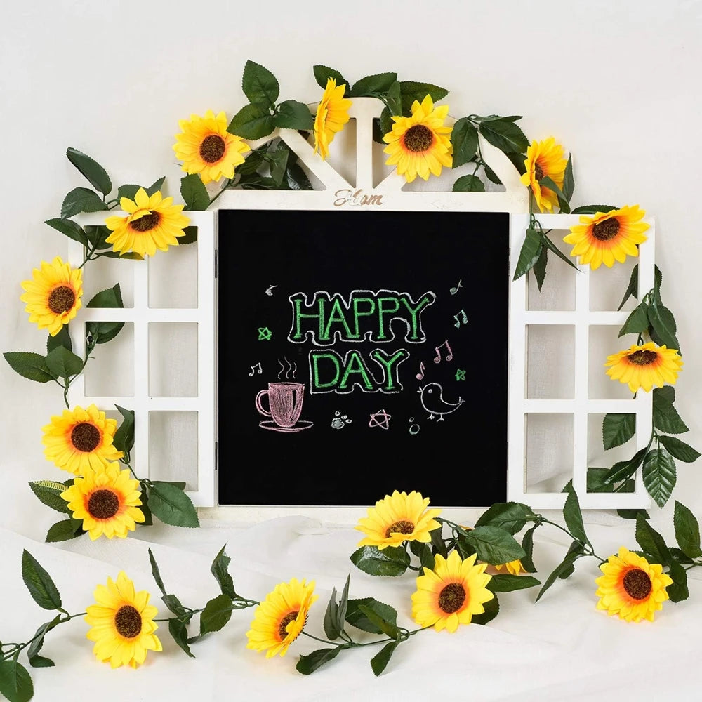 Artificial Sunflower Vine Hanging Wall Flowers