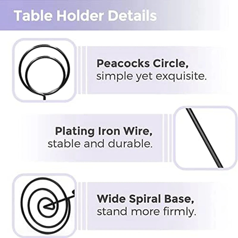 20Pcs - Table Number Holders or Place Card Holder