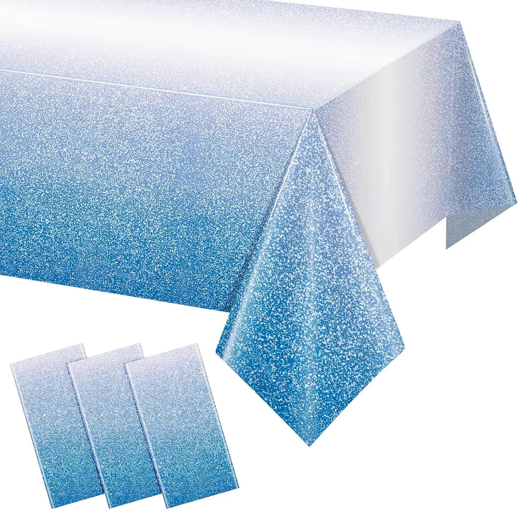 Ombre Blue Tablecloth for Rectangle Table