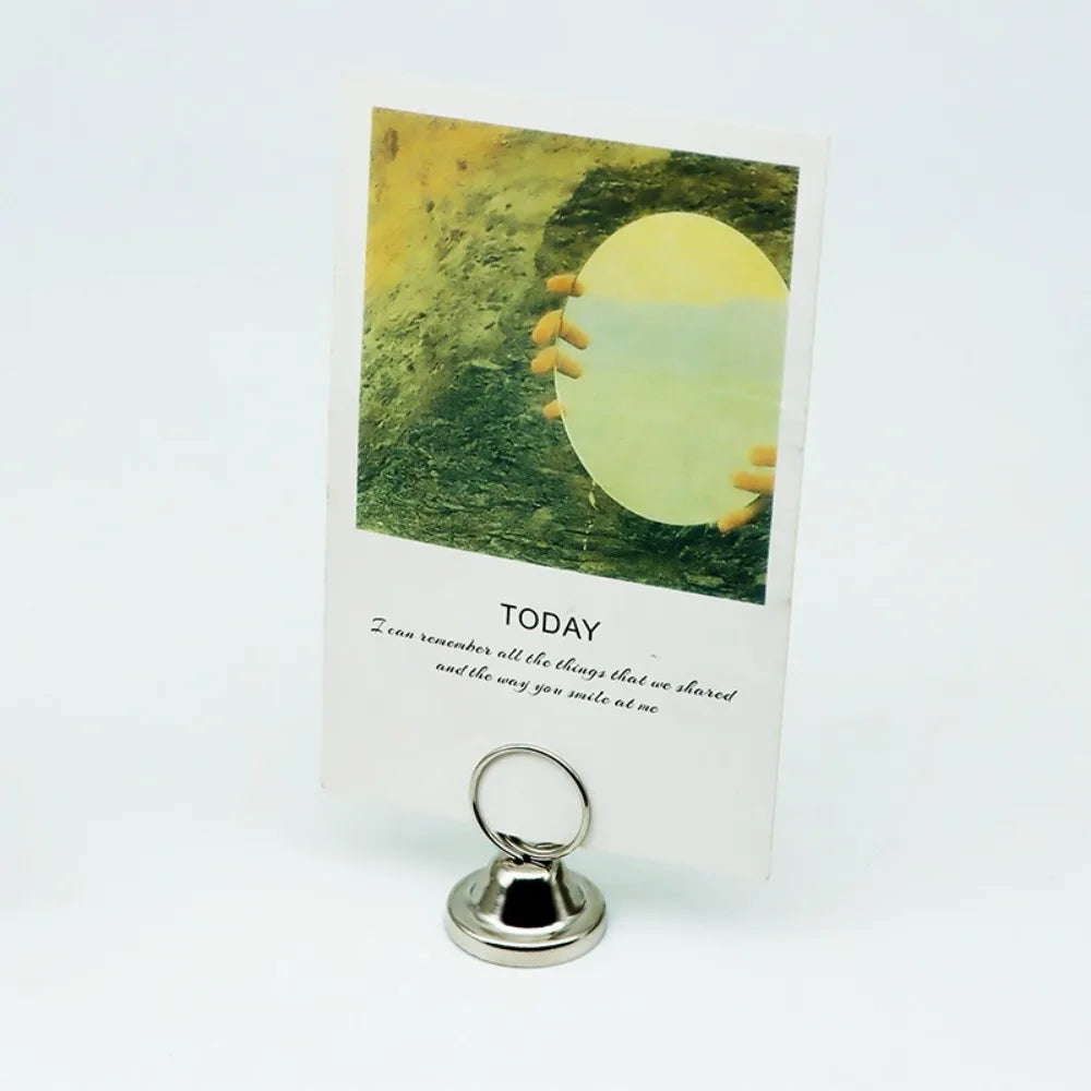 4pcs Seat Card Holder Stainless Steel