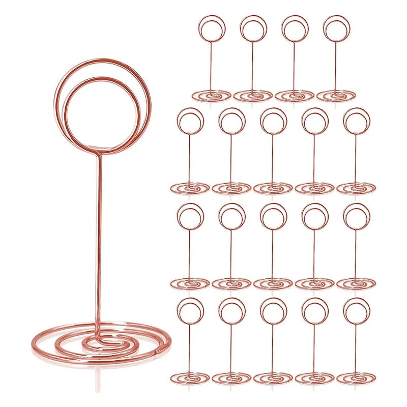 20Pcs - Table Number Holders or Place Card Holder