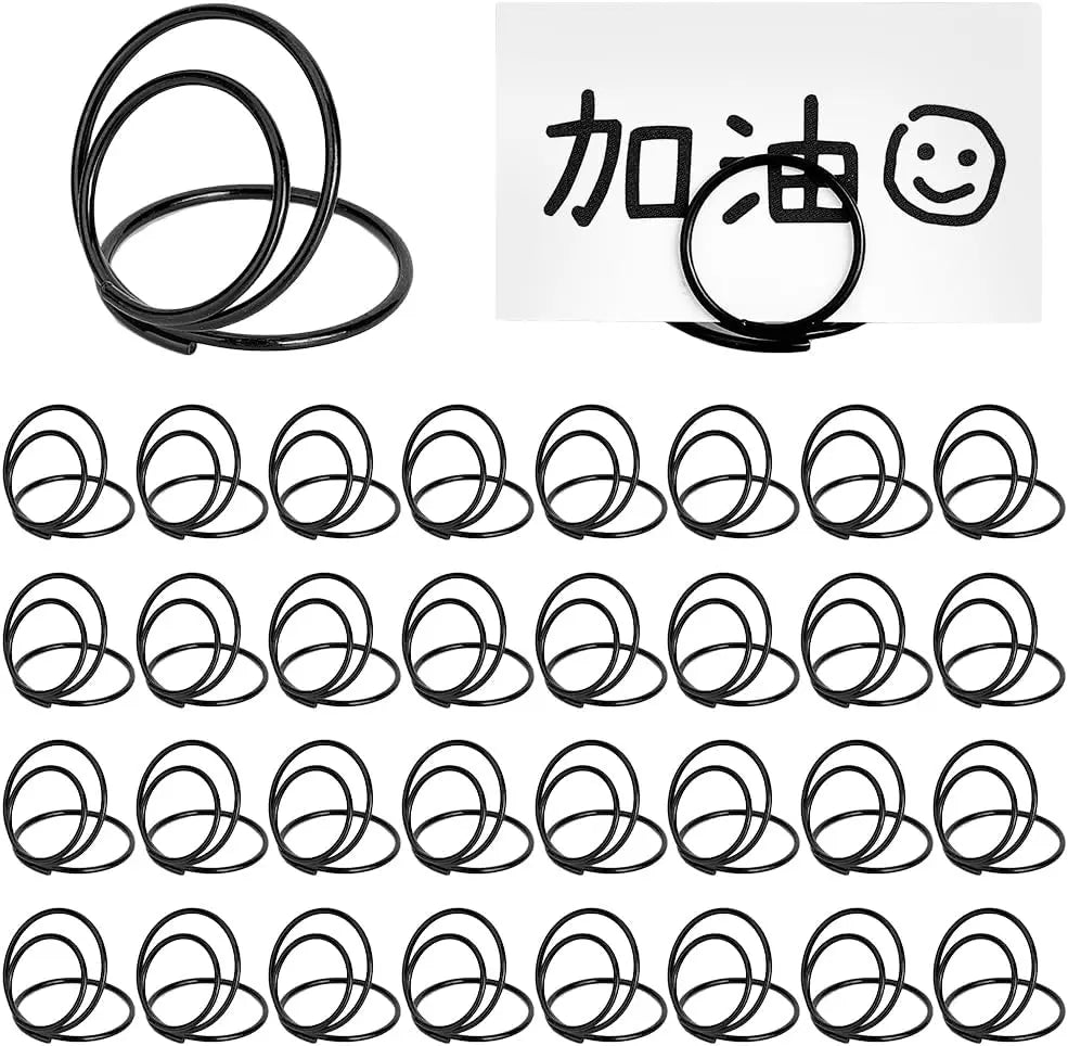 50pcs Round Table Number Holder