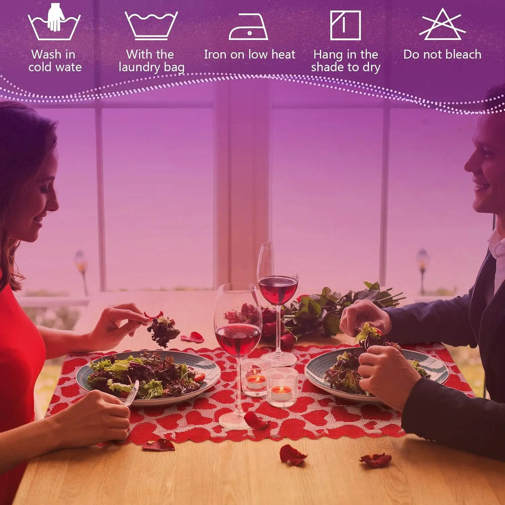 Red  Heart Table Runner