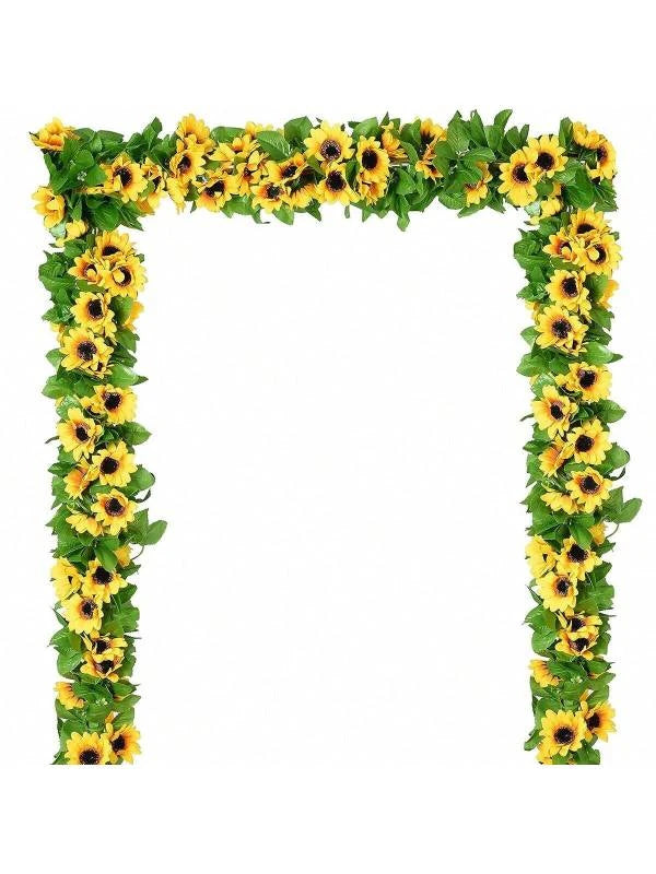 Artificial Sunflower Vine Hanging Wall Flowers