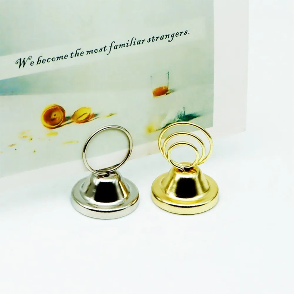 4pcs Seat Card Holder Stainless Steel