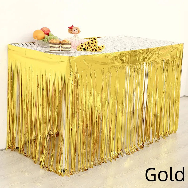 New 4/2/1Pack Table Skirt