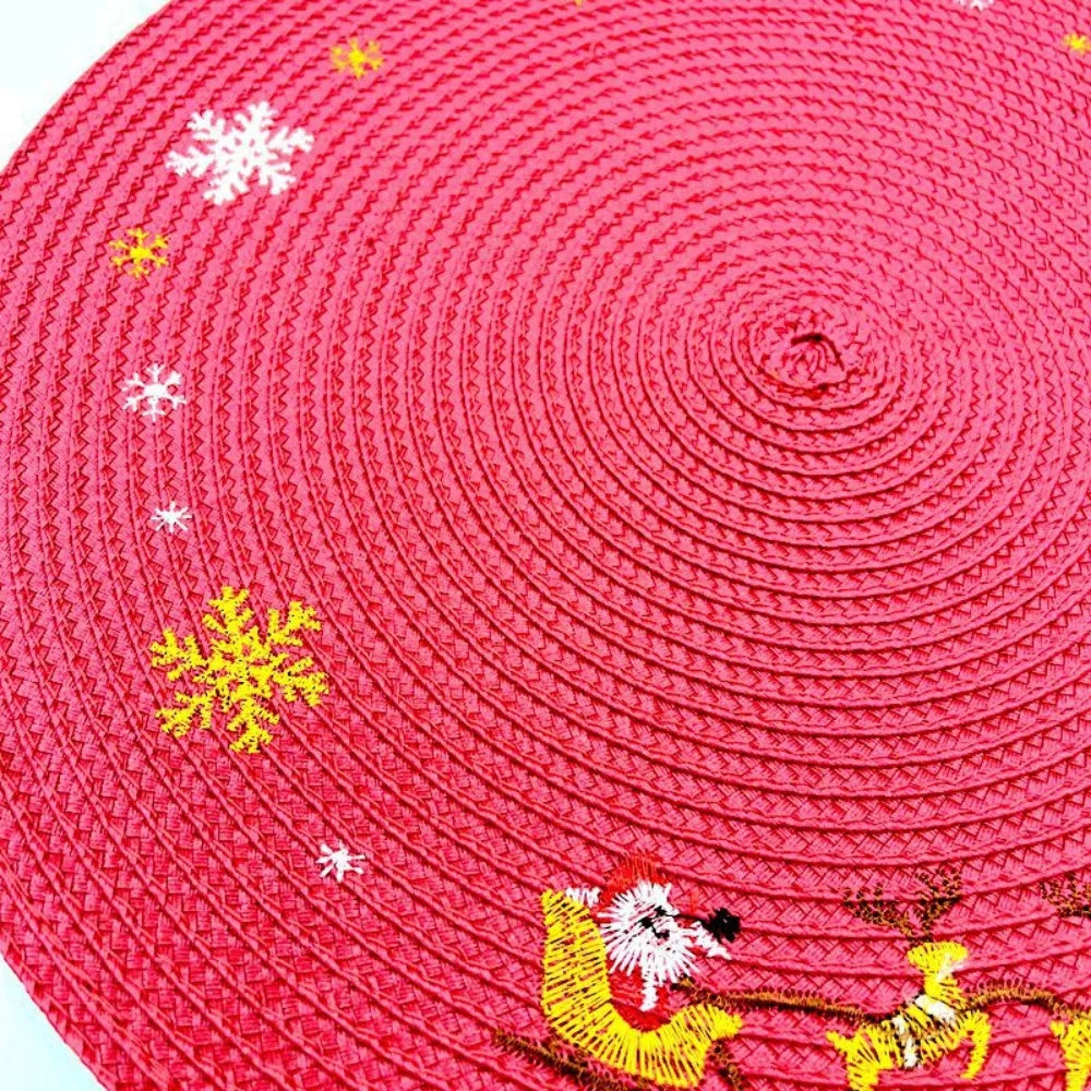 Holiday Round Placemats