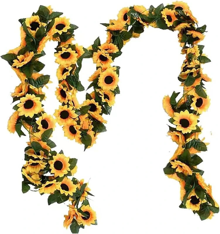 Artificial Sunflower Vine Hanging Wall Flowers
