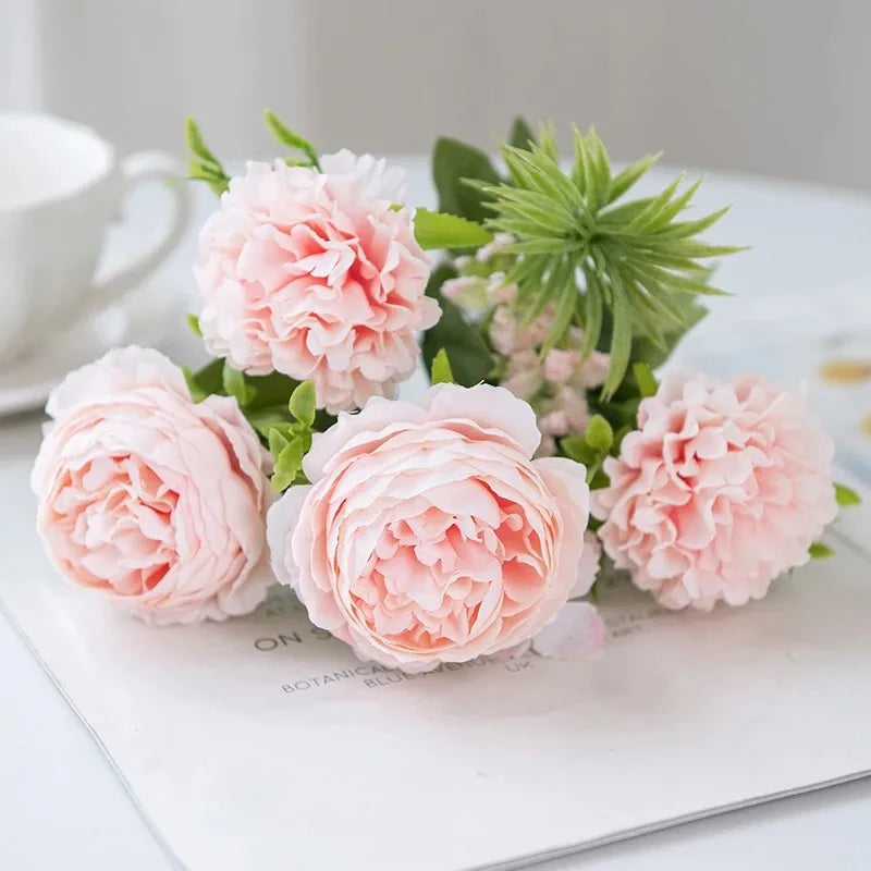 Artificial Chrysanthemum Peony Flowers