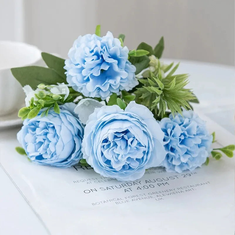 Artificial Chrysanthemum Peony Flowers