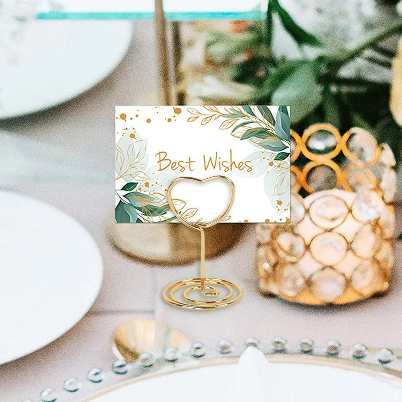 Metal Place Card Holders