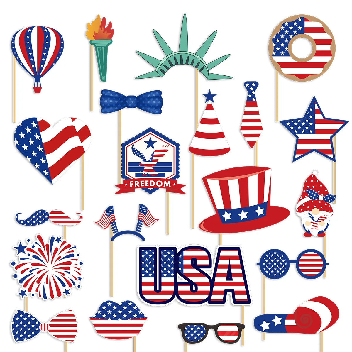 4th of July Party Favors Set