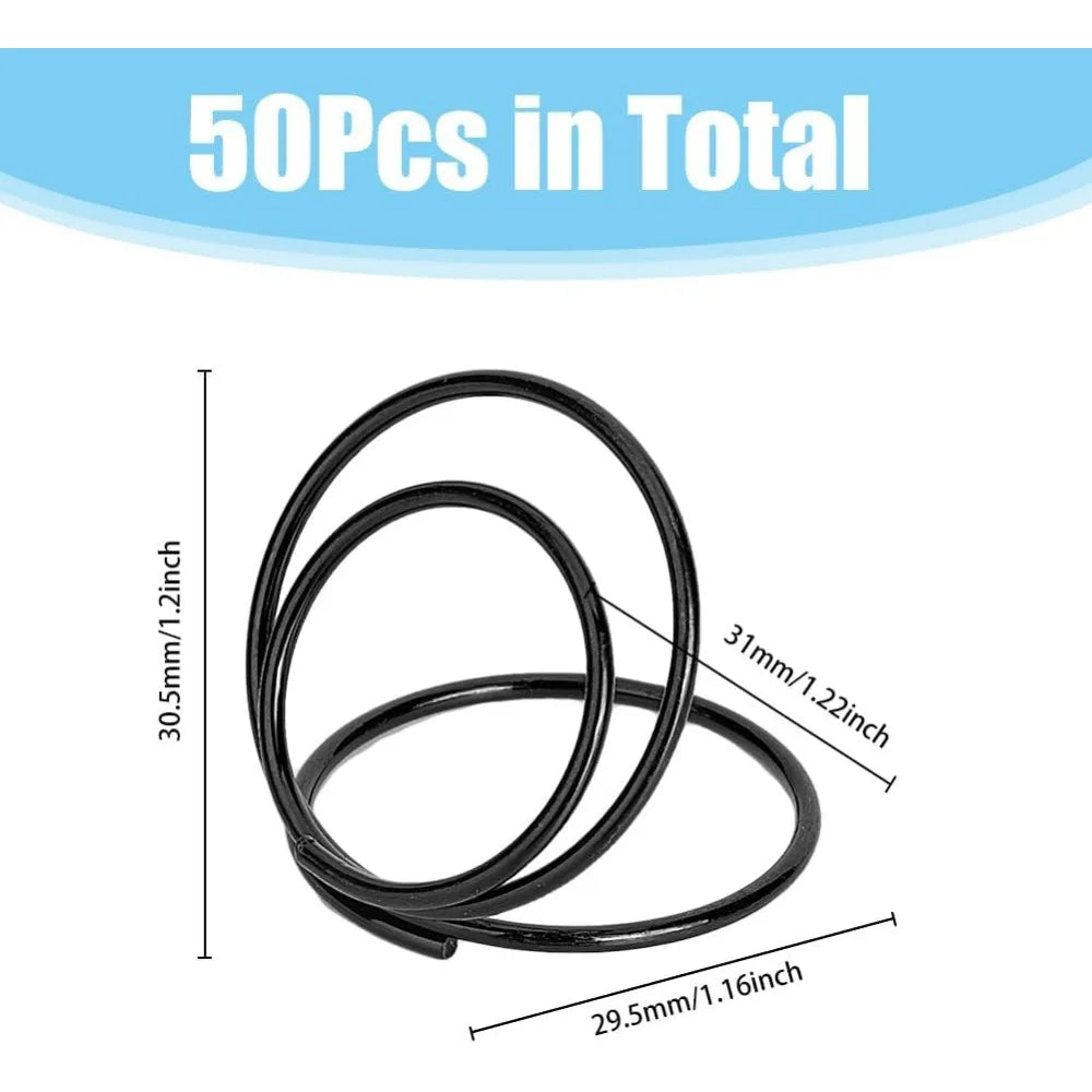 50pcs Round Table Number Holder