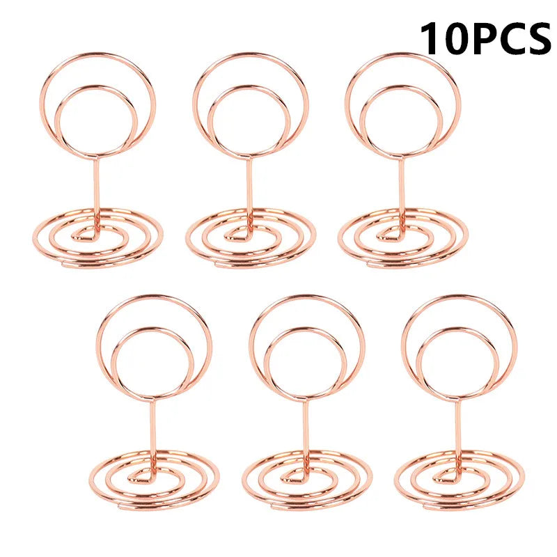 Metal Place Card Holders