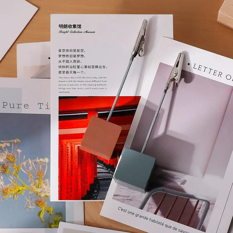 Wood Base Wedding Table Name Number Holder