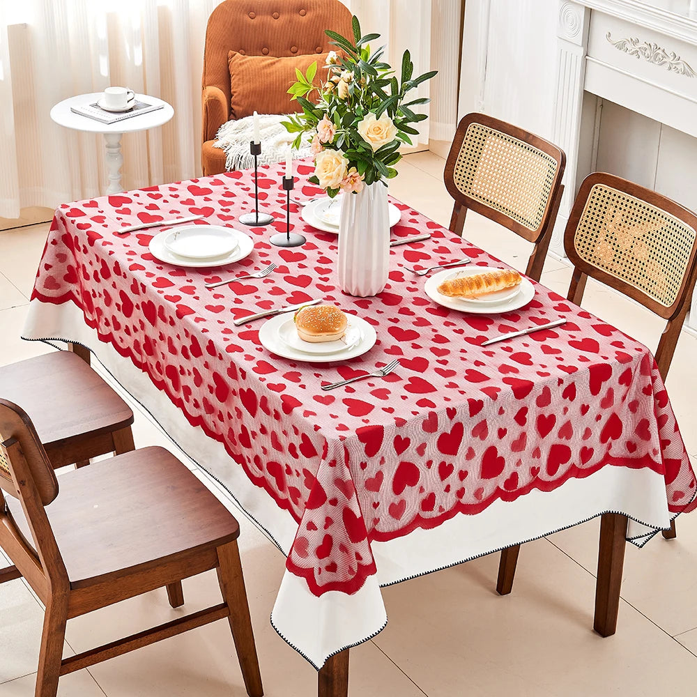 Red  Heart Table Runner