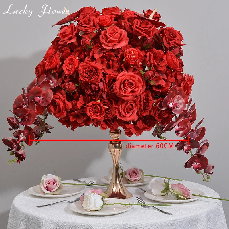 Artificial Flower Ball Table Centerpiece