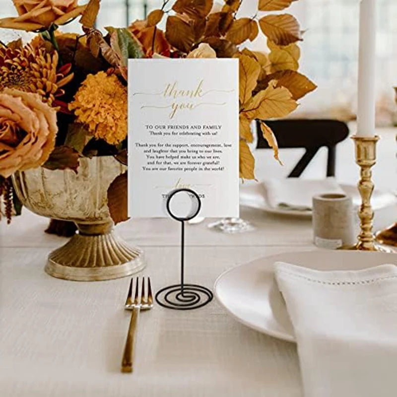 20Pcs - Table Number Holders or Place Card Holder