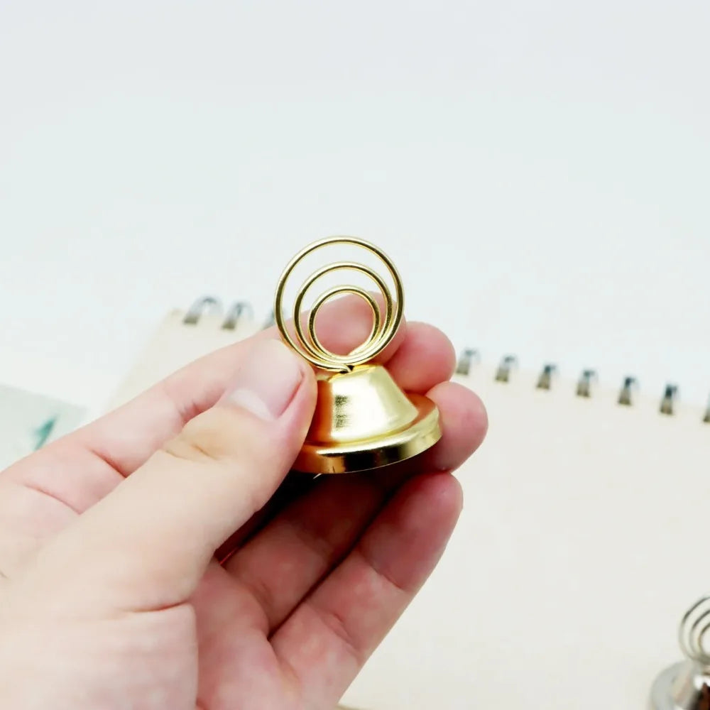 4pcs Seat Card Holder Stainless Steel