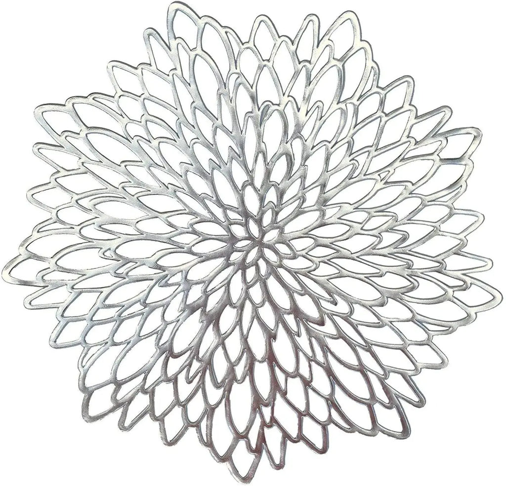 Set of 6 Round wipeable Holiday Placemats