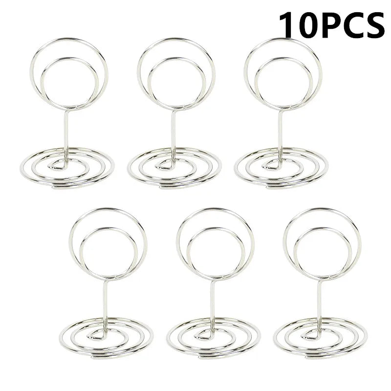 Metal Place Card Holders