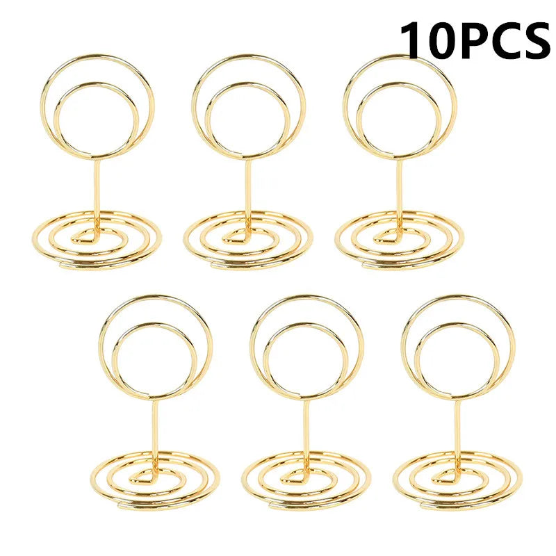 Metal Place Card Holders