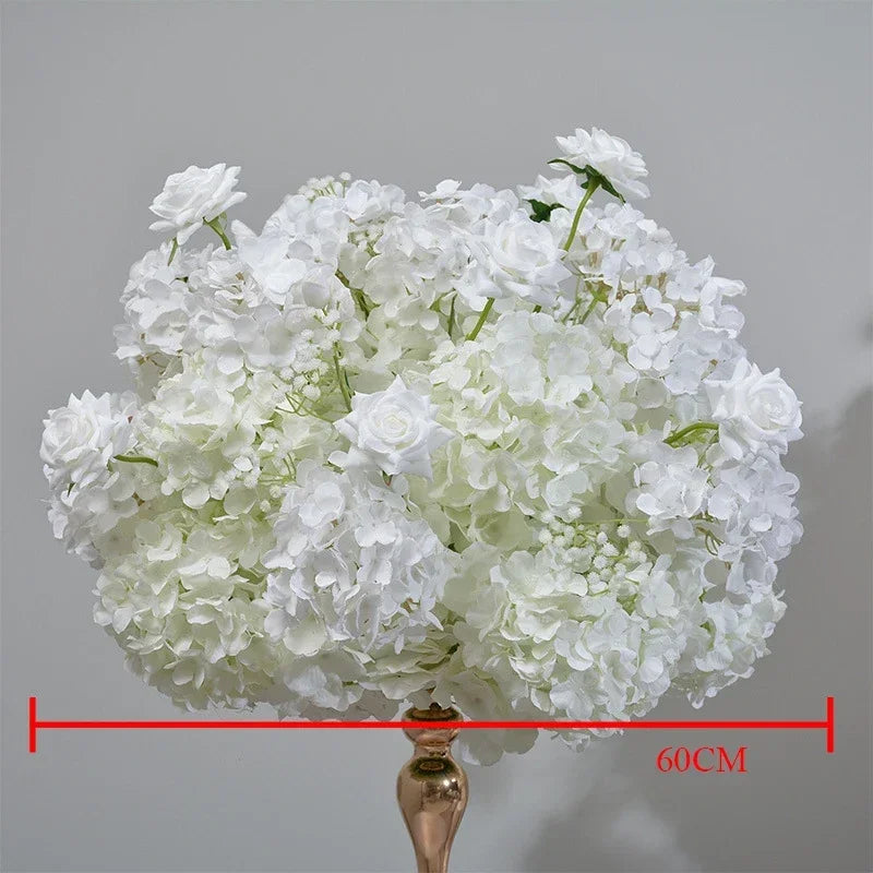 Artificial White Hydrangea Flower