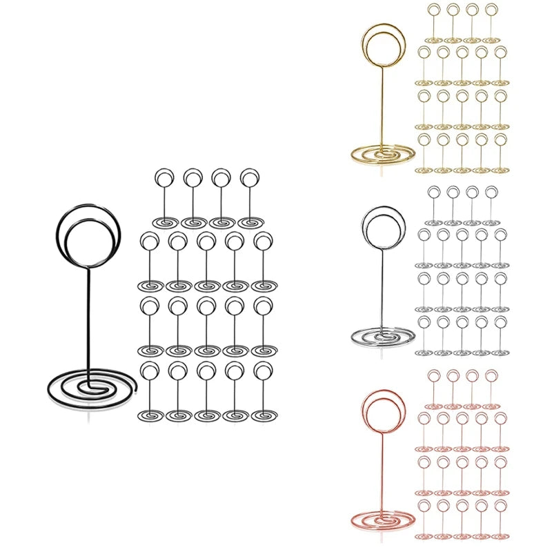 20Pcs - Table Number Holders or Place Card Holder