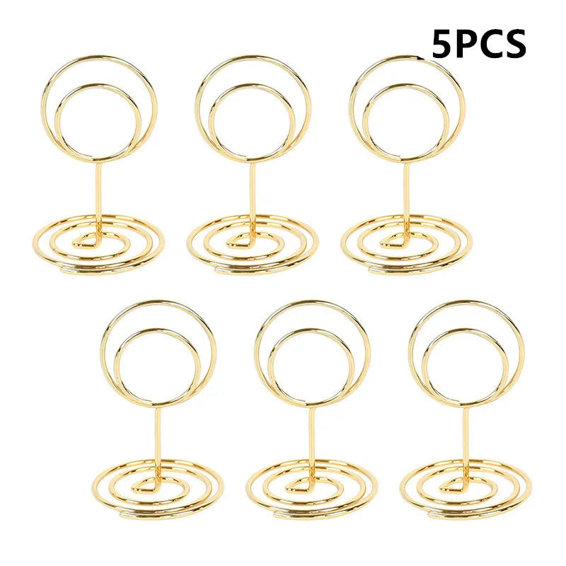 Metal Place Card Holders