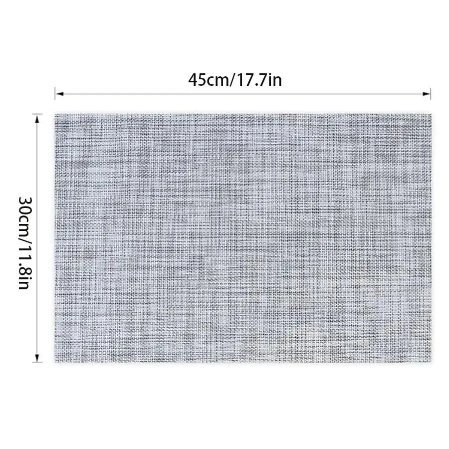 Placemats Set of 6 - Heat Resistant Non-Slip