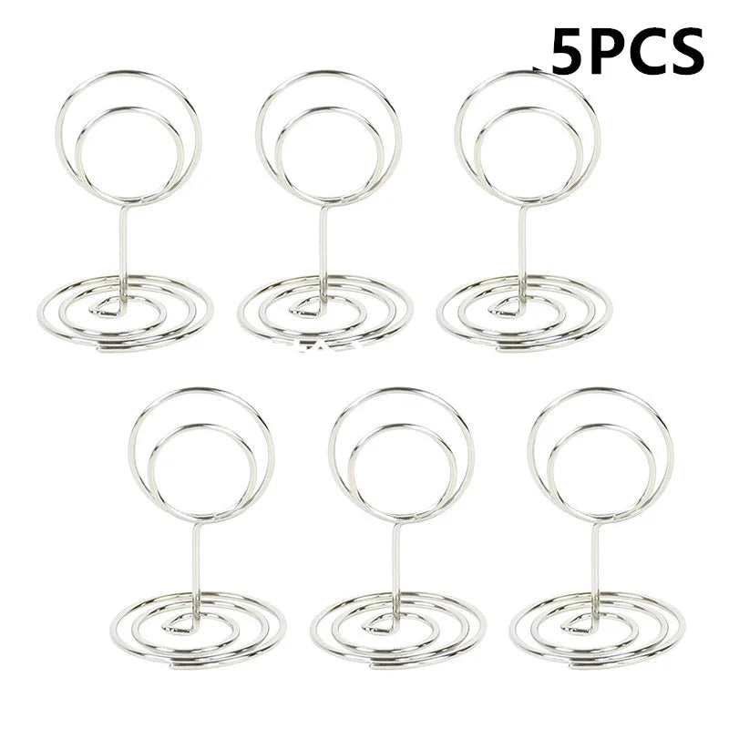 Metal Place Card Holders