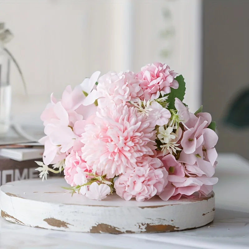 Artificial hydrangea flower