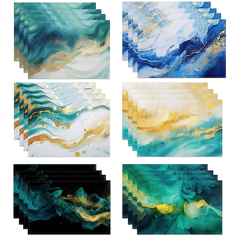 Marble Placemats Set